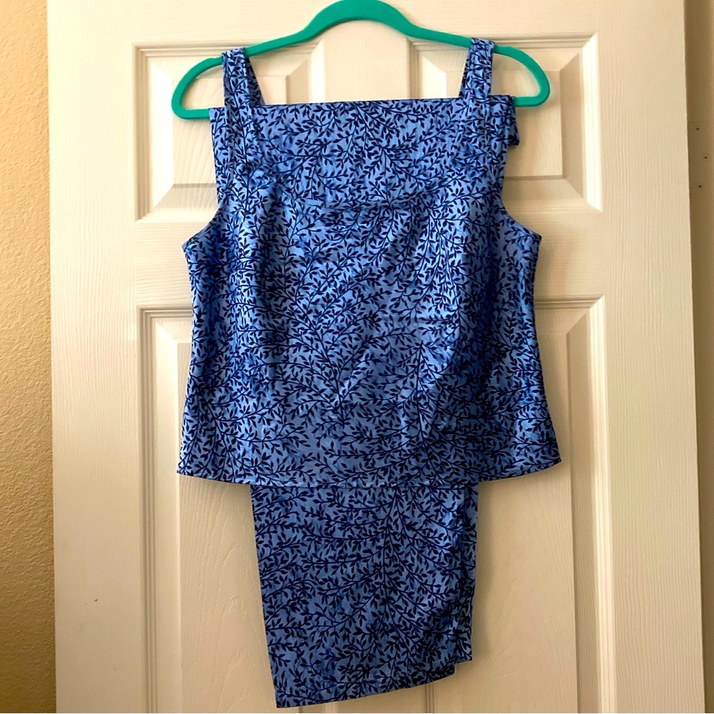 Satiny Blue Pajama/Lounger - Victorias Secret